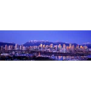 Twilight, Vancouver Skyline, British Columbia, Canada by 