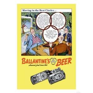  Ballantines Beer, Moving in the Best Circles Art Styles 