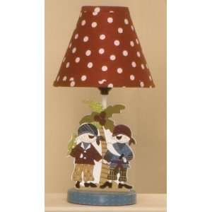 Pirates Cove Nursery Baby Bedding Lamp and Shade