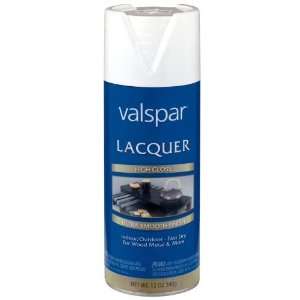  Valspar 12 Oz White Lacquer Spray Paint   465 65061 SP 