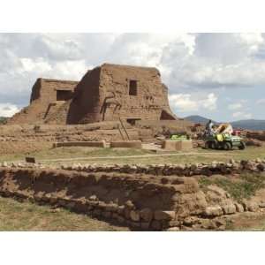  Archaeological Workers Stabilizing Ruins of Pecos Pueblo 