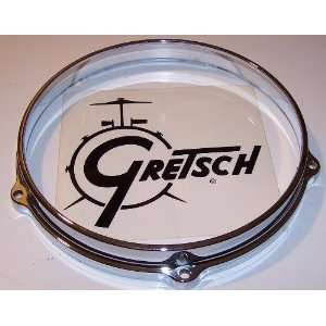  Gretsch Drum Die Cast Chrome 8 Hoop 5 Lug Musical 