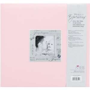  Expressions Postbound Album 12X12 Baby   Pink   632183 