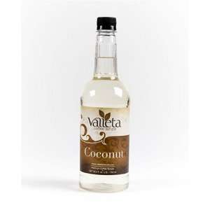 Valetta Flavor Company Coconut Coffee Syrup, 25.4 Ounce Bottle