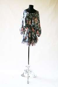 NEW 2011 Rebecca Taylor Silk Tunic Chiffon Dress 4 $385  