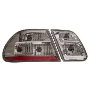  MBZ E Class W210 00 02 Taillights G2 All Chrome W/O LED 