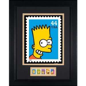  Bart Simpson Postage Stamp Giclee Print