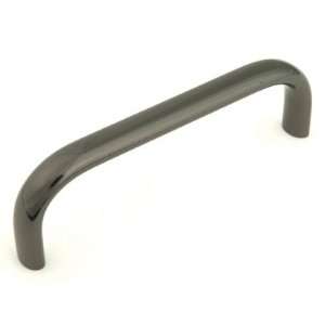    QMI BR 425 040 03 Oval Cabinet Pull Handle in Black Size 4 Baby