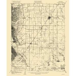  USGS TOPO MAP VACAVILLE QUAD CALIFORNIA (CA) 1908