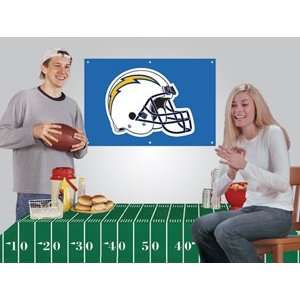  San Diego Chargers Game/Tailgate Party Kits Banner 