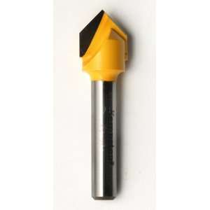 Kempston 201021 V Groove Bit, 1/4 Inch Shank, 1/2 Cutting Diameter by 