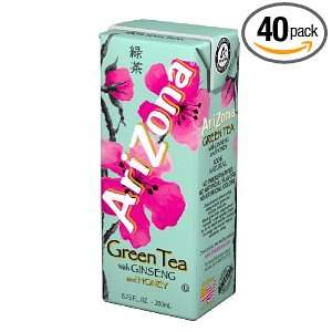 Arizona Green Tea, 6.75 Ounce (Pack of 40)  Grocery 