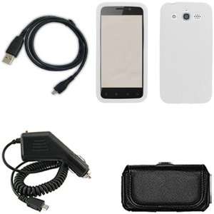  iFase Brand Huawei M886/Glory Combo Solid White Silicon 