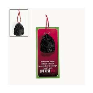  Resin Lump Of Coal Ornament (pack of 12) Toys & Games