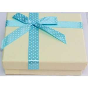  Blue Rectangular Gift Box 6.25 x 5.5 x 1.75 Health 