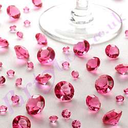 Assorted Size Pink Diamond Table Decor Vase Filler  