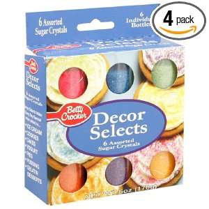 Betty Crocker Decorations Sugar Crystal, 6 Ounce (Pack of 4)  