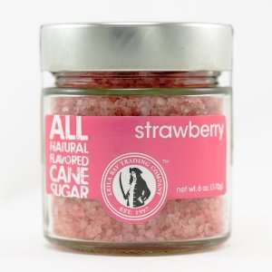 Leila Bay Trading Company Strawberry Crystal Cane Sugar 6 Pack  