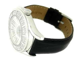 MARC ECKO MOTHER OF PEARL CRYSTAL MENS WATCH E15507G2  