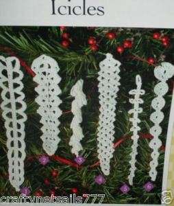 Vanna Icicles 6 Different Ornaments Crochet Pattern  