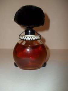 Antique Black Americana Perfume Bottle Le Golliwogg w/ perfume de 