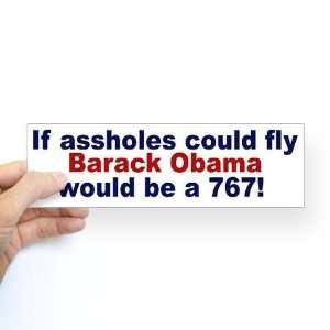  No Obama Anti  Obama Anti obama Bumper Sticker by 