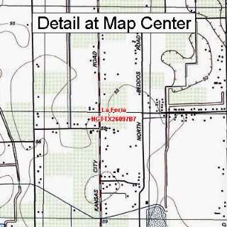 USGS Topographic Quadrangle Map   La Feria, Texas (Folded/Waterproof 