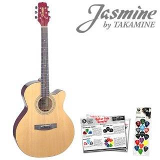 Jasmine by Takamine S34C NEX (Mini Jumbo) Cutaway Acoustic Guitar With 
