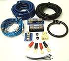 Gauge Amplifier Wiring Kit Amp Wire Hook Up W/RCA Battery Terminal D 