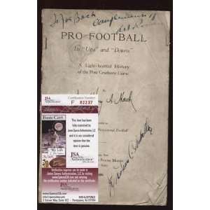  Art Rooney Autographed Book JSA   Autographed NFL 