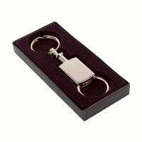 Silver Detachable Valet Key Chain Engraved Gift  