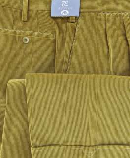 New $375 Valentini Sartoria Yellow Pants 36/52  