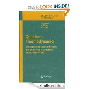 Quantum Thermodynamics Emergence of Thermodynamic Behavior Within 