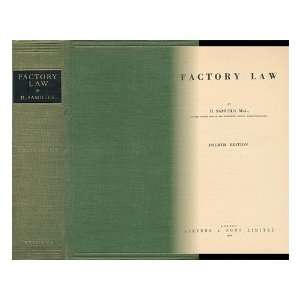  Factory Law Harry, Ed. Samuels Books