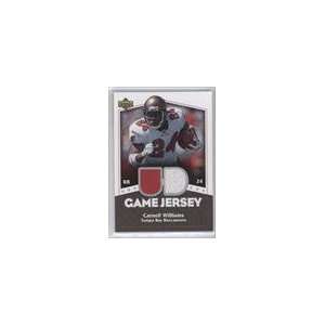  2007 Upper Deck Game Jerseys #CW   Cadillac Williams Red 