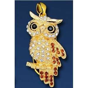   Owl Pendant Style USB Flash Drive with Necklace8GB Electronics