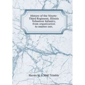   , from organization to muster out; Harvey M. b. 1842 Trimble Books