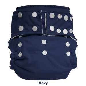 Happy Heinys One Size Diaper w/Snaps   Navy