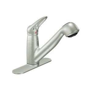  Moen Salora Single Handle Kitchen Faucet, with Pull Out 