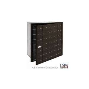 35 Door (34 usable) 4B+ Horizontal Mailboxes   Bronze   Front Loading