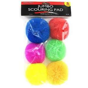  24 Packs of 6 Jumbo Scouring Pads