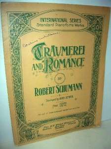 traumerei and Romance Sheet Music Schumann Op 15 No 7  