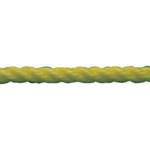  Unicord 3 Strand Yellow Polypropylene Rope 3/8 X 600 