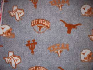 UNIVERSITY OF TEXAS LONGHORNS FLEECE FABRIC  