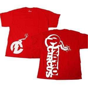 Nitro Circus Red Bomber T Shirt   2X Large/Red