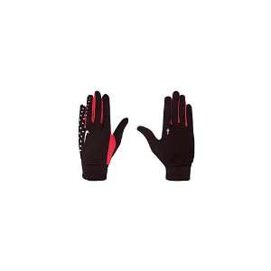  Nike Mens Lightweight Run Glove, Black/Action Red, Large 