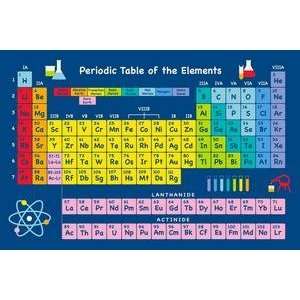  Fun Rugs Fun Time Table of Elements FT 102 Multi 53 x 7 