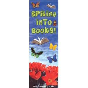  Spring Into Books Bookmarks Pack of 200