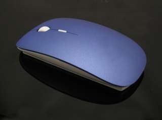 Ultrathin Slim USB Wireless Optical Mouse 2.4GHz Blue ray Mice for 