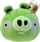 Angry Birds 5 green pig crown plush toy  